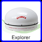 glomex explorer in motion satellite system